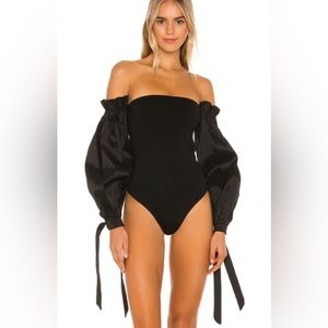MAJORELLE Bliss Bodysuit in Black